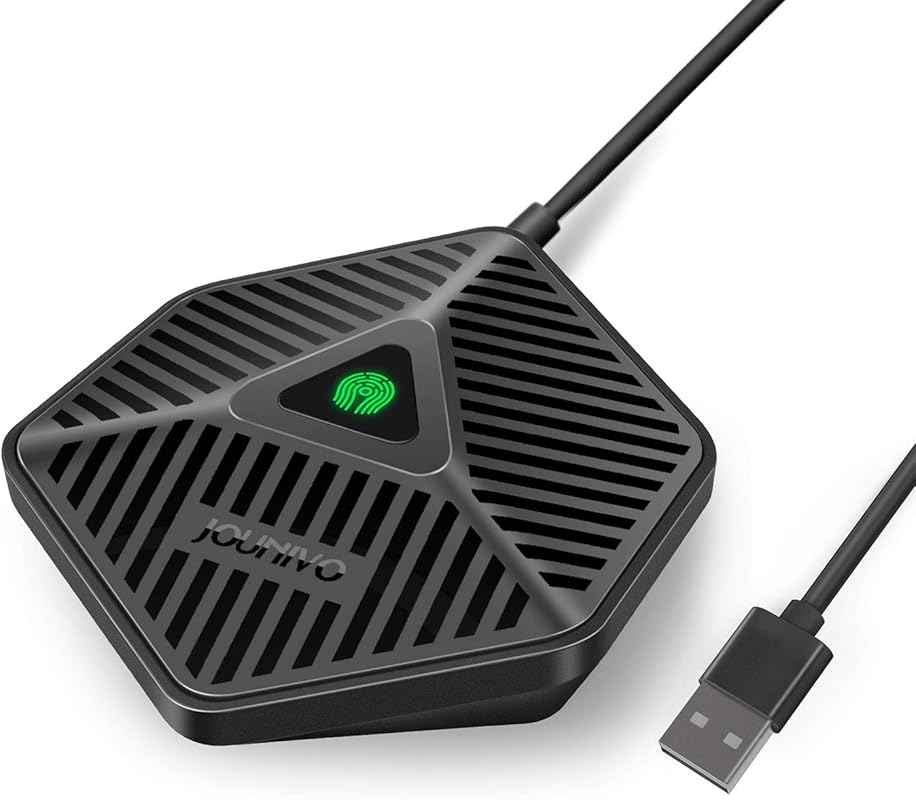 JOUNIVO Conference Microphone Omnidirectional Compatible