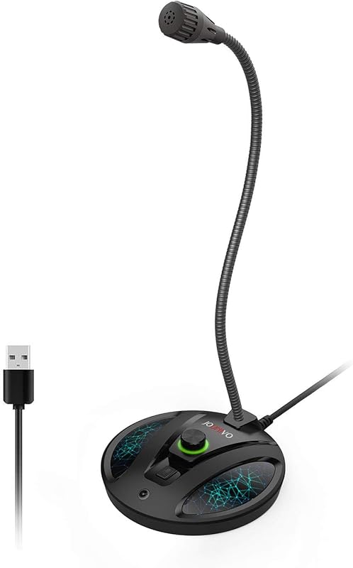 JOUNIVO Recording Microphone Computer Condenser Indicator